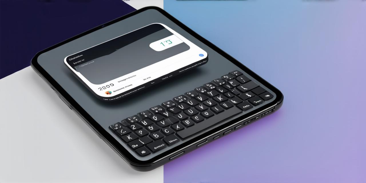 How to activate the swipe keyboard on an iPad running iOS 15